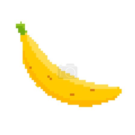 Ilustración de Plátano fruit.Vector ilustración que es fácil de editar. - Imagen libre de derechos