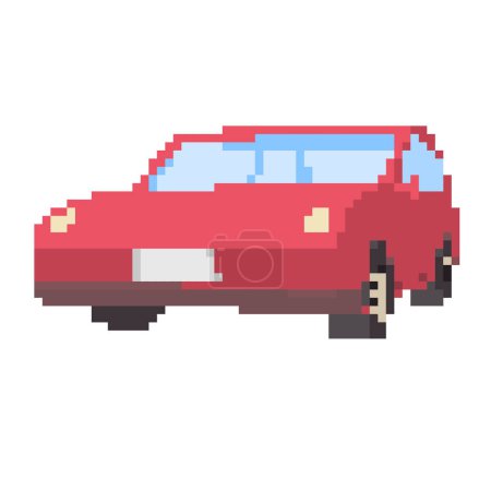 Illustration for Deformed Car.Vector illustration that is easy to edit. - Royalty Free Image