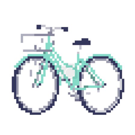 Ilustración de Bicicleta angular diagonal. Mamachari. Ilustración vectorial fácil de editar. - Imagen libre de derechos