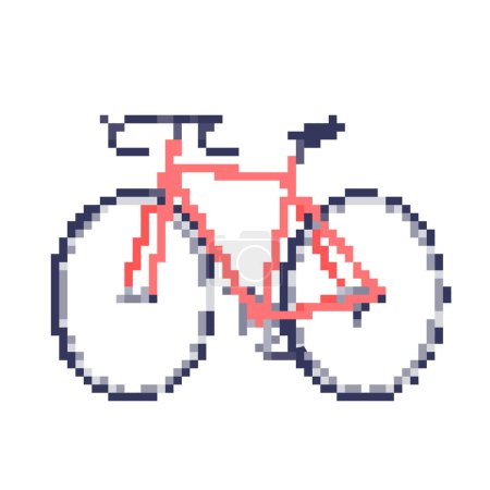 Téléchargez les illustrations : Vélo de route à angle diagonal. road racer.Illustration vectorielle facile à modifier. - en licence libre de droit