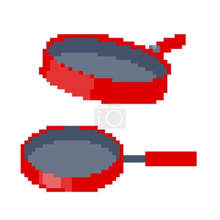Illustration for Frying pan.Vector illustration that is easy to edit. - Royalty Free Image