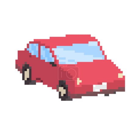 Illustration for Deformed Car isometric.Vector illustration that is easy to edit. - Royalty Free Image
