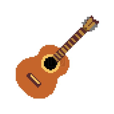 Téléchargez les illustrations : Guitare acoustique. Illustration vectorielle facile à éditer. - en licence libre de droit