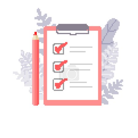 Illustration for Check sheet. Vector illustration that is easy to edit. - Royalty Free Image