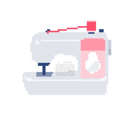 Illustration for Sewing machine front. Vector illustration that is easy to edit. - Royalty Free Image