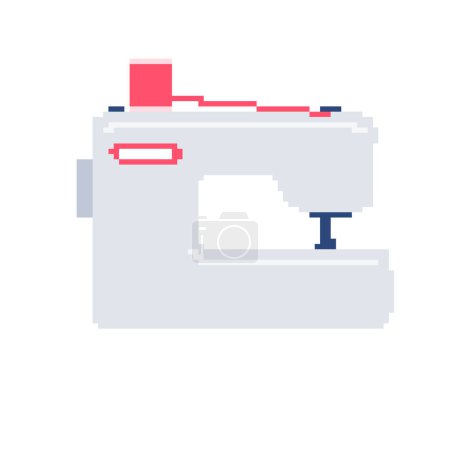 Illustration for Sewing machine Back. Vector illustration that is easy to edit. - Royalty Free Image