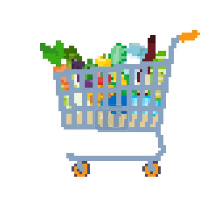 Illustration for Shopping cart. Vector illustration that is easy to edit. - Royalty Free Image