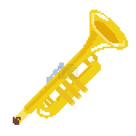 Illustration for Trumpet. Vector illustration that is easy to edit. - Royalty Free Image