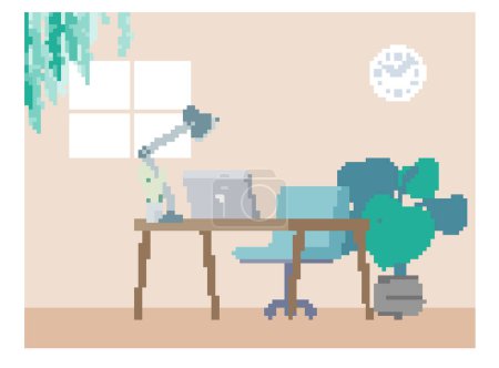 Workroom.Vector illustration that is easy to edit.