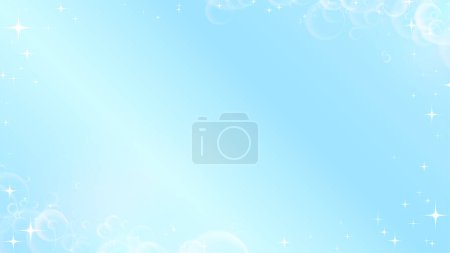 Illustration for Beautiful background with a gentle and soft atmosphere of blue color - Royalty Free Image
