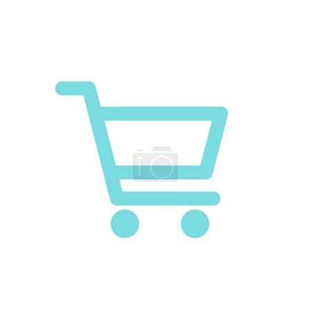 Illustration for Checkout cart icon. Vector art that is easy to edit. - Royalty Free Image
