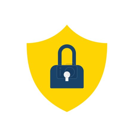 Illustration for Security icon. Vector illustration that is easy to edit. - Royalty Free Image