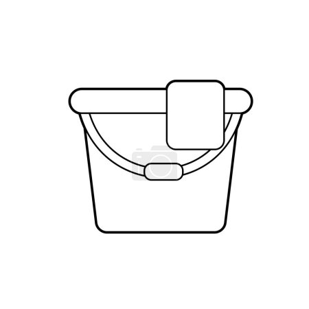 Illustration for Bucket.Vector illustration that is easy to edit. - Royalty Free Image