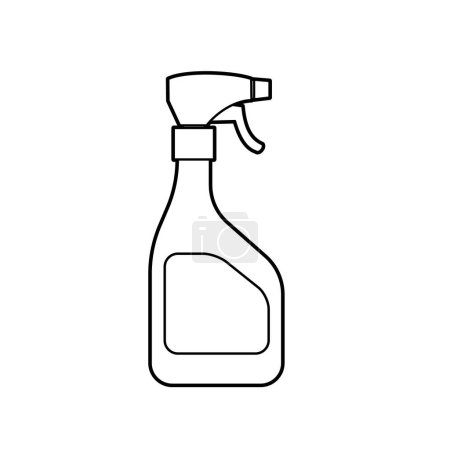 Detergent spray.Vector illustration that is easy to edit.