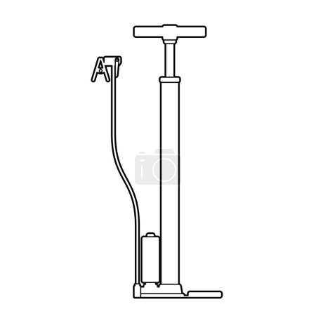 Inflator.Vector illustration that is easy to edit.