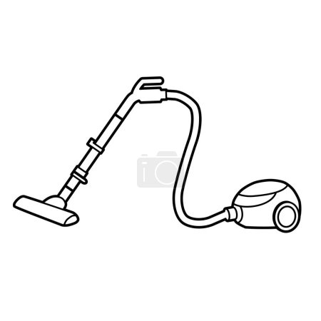Illustration for Vacuum cleaner.Vector illustration that is easy to edit. - Royalty Free Image