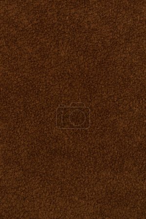 Photo for The texture and background of the upholstery fabric is burgundy-brown. Velour fabric texture sample as background and design element. Fabric texture for sofa - Royalty Free Image
