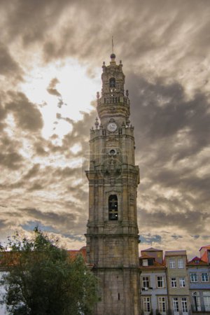 Photo for Porto clerics tower in Portugal - Royalty Free Image