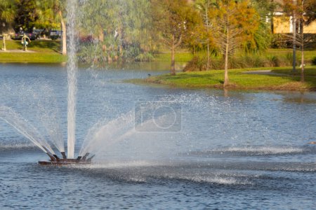 Téléchargez les photos : Fontaine à Pembroke Park, Broward County, Floride, États-Unis - en image libre de droit