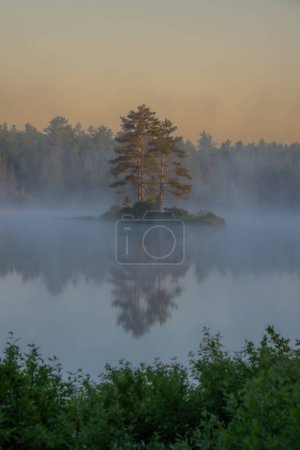 Téléchargez les photos : Beau lever de soleil sur le lac - en image libre de droit