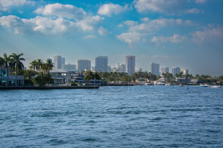 Foto de Fort Lauderdale, Florida, Estados Unidos 02 26 2023. Bonita vista sobre el canal - Imagen libre de derechos