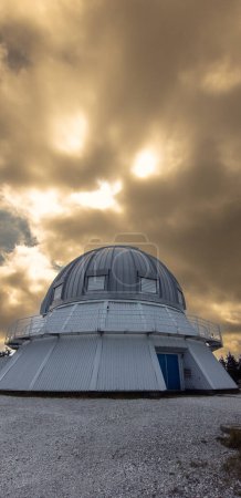 Photo for Observatory on the summit of Mont Megantic in Quebec, Canada - Royalty Free Image