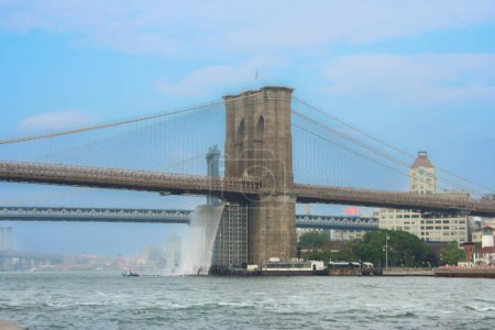 Photo for Brooklyn bridge and new york city - Royalty Free Image