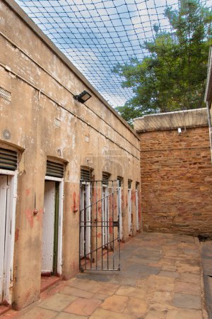 Photo for Facade view of prison in Johannesburg - Royalty Free Image