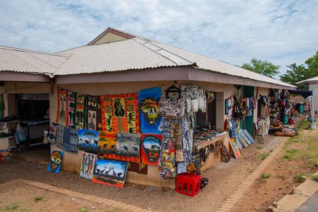 Photo for Lovely travel souvenirs available at a kiosk in South Africa - Royalty Free Image