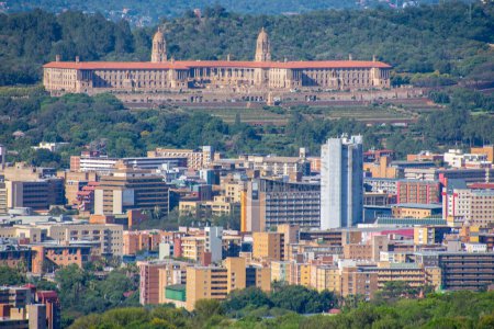 Photo for Beautiful aerial view of The Voortrekker Monument, South Africa Landmarks - Royalty Free Image