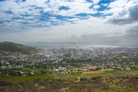 Foto de Vista de Ciudad del Cabo desde Table Mountain, Sudáfrica - Imagen libre de derechos