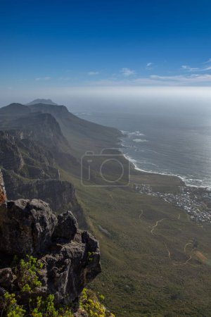 Foto de Vista de Ciudad del Cabo desde Table Mountain, Sudáfrica - Imagen libre de derechos