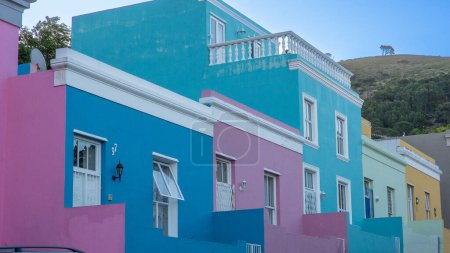 Téléchargez les photos : L'architecture colorée du quartier malais du Cap, Afrique du Sud - en image libre de droit