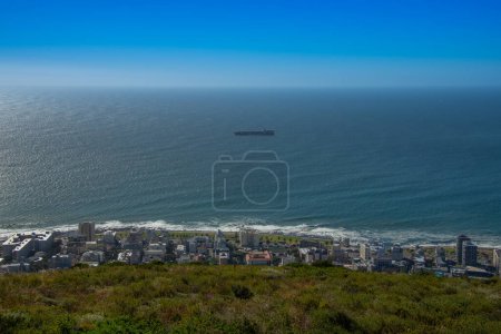 Photo for View of a part of the beautiful Cape Town from Signal Hill South Africa - Royalty Free Image