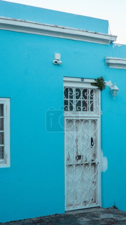 Foto de Colorida arquitectura del Barrio Malayo de Ciudad del Cabo, Sudáfrica - Imagen libre de derechos
