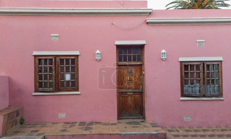 Foto de Colorida arquitectura del Barrio Malayo de Ciudad del Cabo, Sudáfrica - Imagen libre de derechos