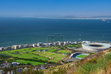 Photo for View of beautiful Cape Town from Table Mountain, South Africa - Royalty Free Image