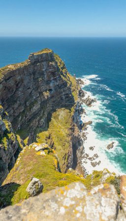 Foto de Vista del famoso Cabo de Buena Esperanza en Sudáfrica - Imagen libre de derechos