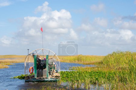 Photo for Motor boat on the river - Royalty Free Image