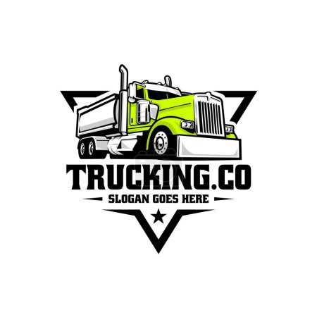 Trucking Company Logo Vector. Best for Freight and Trucking Related Industry