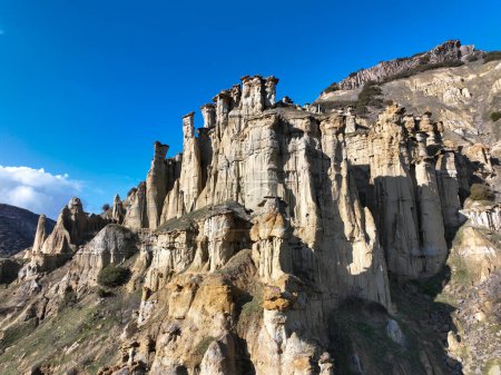 Photo for Kuladokya is a geological area in Kula, Manisa, Turkey - Royalty Free Image
