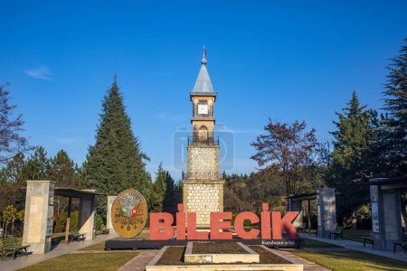 Téléchargez les photos : Bilecik Clock Tower at Bilecik, Turkey - en image libre de droit