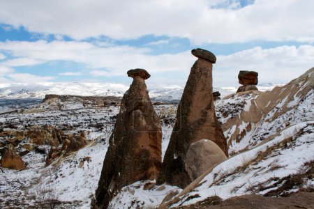 Photo for Fairy Chimneys Peri Bacalari in Avanos Urgup Goreme Cappadocia - Royalty Free Image