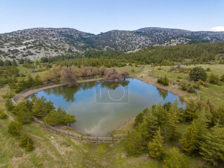 Photo for Spil mountain pond - lake. Manisa - Turkey - Royalty Free Image