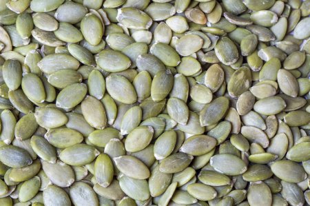 Photo for Pumpkin seeds have a very high nutritional value - Royalty Free Image