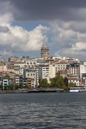 Foto de Estambul / Turquía, 14 de febrero de 2020, Historical Galata Tower - Imagen libre de derechos