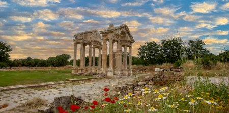 Photo for Ancient city of Aphrodisias, Aydin / Turkey. Travel concept photo. - Royalty Free Image