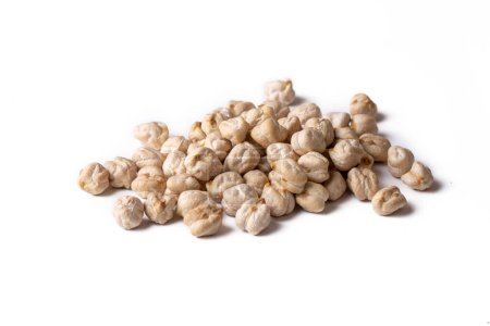 Photo for Dried chickpea on the white background - Royalty Free Image