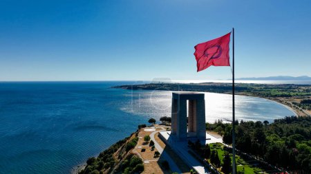 Canakkale - Turkey, Gallipoli peninsula, where Canakkale land and sea battles took place during the first world war. Martyrs monument and Anzac Cove.