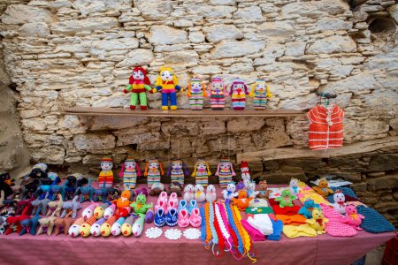 Photo for Made of cloth doll, toy baby, Sirince village / Izmir / Turkey - Royalty Free Image